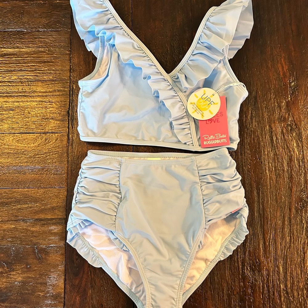 Ruffle Butts Three Swimsuit Sets Bundle- Size 14 - Picture 3 of 12
